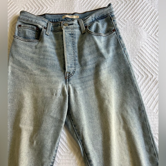 Levi’s - Rib Cage Button Fly  Light Blue Jeans - Picture 2 of 16
